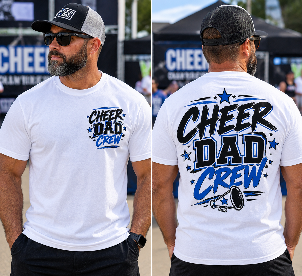 "Cheer Dad Crew"